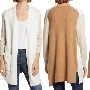 Madewell Kent Colorblock Cardigan